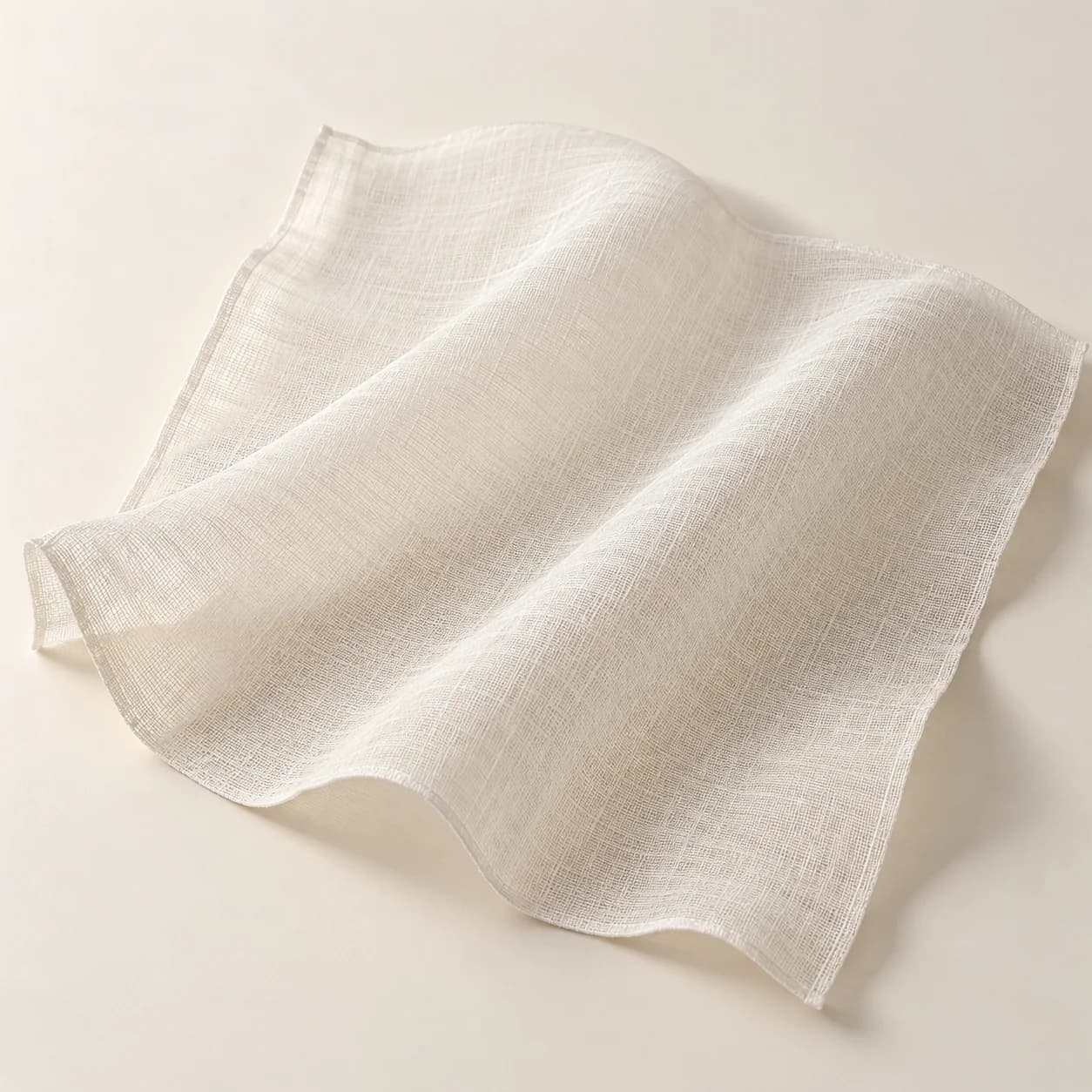 Illustrative sheer fabric texture